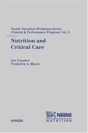 Nutrition and Critical Care by L. Ed. Cynober