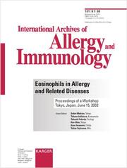 Cover of: Eosinophils in Allergy and Related Diseases: Proceedings of a Workshop, Tokyo, June 15, 2002 (Allergy and Immunology Ser)