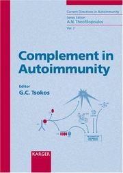 Cover of: Complement in Autoimmunity (Current Directions in Autoimmunity)