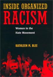 Cover of: Inside Organized Racism: Women in the Hate Movement