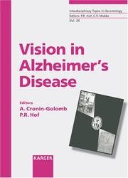 Cover of: Vision in Alzheimer's Disease (Interdisciplinary Topics in Gerontology)