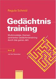 Cover of: Gedachtnistraining