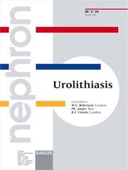 Cover of: Urolithiasis (Special Issue: Nephron 2004)