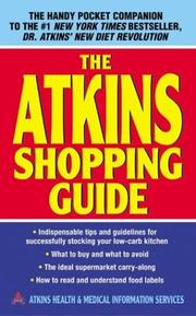 Cover of: The Atkins shopping guide