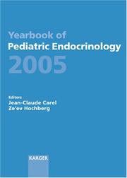 Cover of: Yearbook of Pediatric Endocrinology 2005: Endorsed by the European Society for Paediatric Endocrinology (Espe)