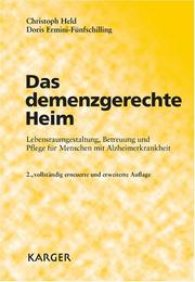 Cover of: Das Demenz-gerechte Heim