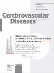 Cover of: Stroke Management in Patients with Diabetes Mellitus of Metabolic Syndromes by J Bogousslavsky, J Bogousslavsky