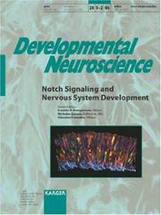 Cover of: Notch Signaling And Nervous System Development (Developmental Neuroscience)