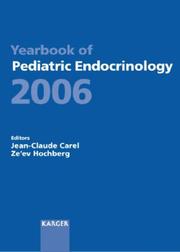 Cover of: Yearbook of Pediatric Endocrinology 2006: Endorsed by the European Society for Paediatric Endocrinology (ESPE)
