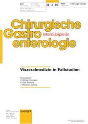 Cover of: Viszeralmedizin in Fallstudien: Spezialheft, Chirurgische Gastroenterologie 2006/ Special Issue, Surgical Gastroenterology 2006