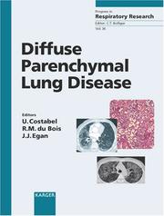 Cover of: Diffuse Parenchymal Lung Disease (Progress in Respiratory Research) by U. Costabel, R. M. du Bois, J. J. Egan