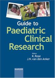 Cover of: Guide to Paediatric Clinical Research
