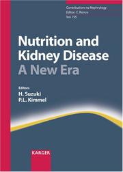 Cover of: Nutrition and Kidney Disease: A New Era (Contributions to Nephrology)