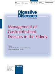 Cover of: Management of Gastrointestinal Diseases in the Elderly