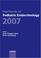 Cover of: Yearbook of Pediatric Endocrinology 2007