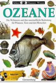 Cover of: Sehen, Staunen, Wissen: Ozeane.