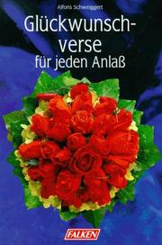 Cover of: Glückwunschverse für jeden Anlaß.