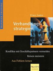 Cover of: Verhandlungsstrategien.