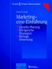 Cover of: Marketing, eine Einführung.