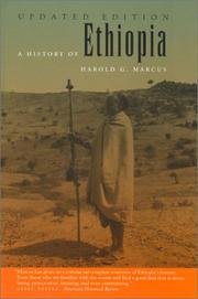 Cover of: A History of Ethiopia Updated Edition by Harold G. Marcus