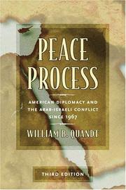 Cover of: Peace process by William B. Quandt