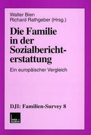 Cover of: Die Familie in der Sozialberichterstattung