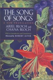 Cover of: The Song of Songs by 