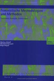 Cover of: Feministische Methodologien und Methoden. Traditionen, Konzepte, Erörterungen.