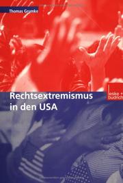 Cover of: Rechtsextremismus in den USA.