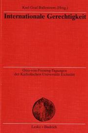 Cover of: Internationale Gerechtigkeit.