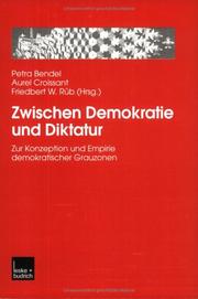 Cover of: Zwischen Demokratie und Diktatur