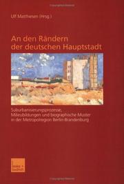 An den Rändern der deutschen Hauptstadt by Ulf Matthiesen