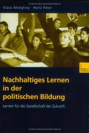 Cover of: Nachhaltiges Lernen in der politischen Bildung