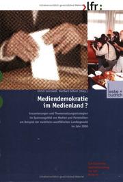 Cover of: Mediendemokratie im Medienland?