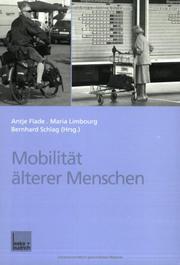 Cover of: Mobilität älterer Menschen.