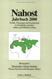 Cover of: Nahost Jahrbuch, 2000