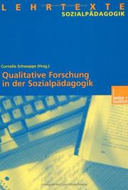 Cover of: Qualitative Forschung in der Sozialpädagogik.