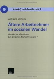 Cover of: Ältere Arbeitnehmer im sozialen Wandel