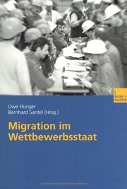 Cover of: Migration im Wettbewerbsstaat.