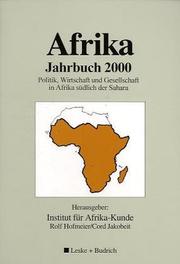 Cover of: Afrika Jahrbuch 2000