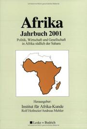 Cover of: Afrika Jahrbuch 2001