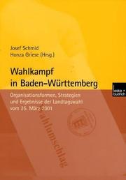 Cover of: Wahlkampf in Baden-Württemberg