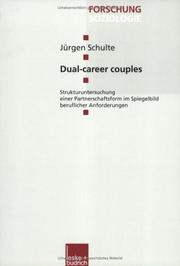 Cover of: Dual-career couples