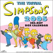Cover of: The Trivial Simpsons 2005 365-Day Box Calendar | Matt Groening