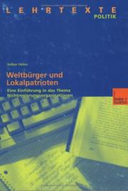 Cover of: Weltbürger und Lokalpatrioten. Eine Einführung in das Thema Nichtregierungsorganisationen.