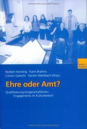 Cover of: Ehre oder Amt?
