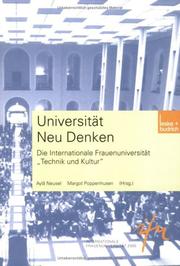 Cover of: Universität Neu denken