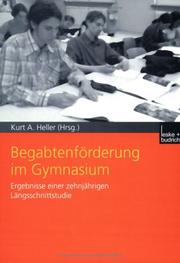 Cover of: Begabtenförderung im Gymnasium