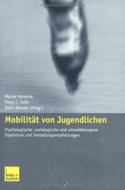 Cover of: Mobilität von Jugendlichen