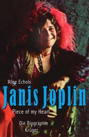 Cover of: Janis Joplin. Piece of My Heart.